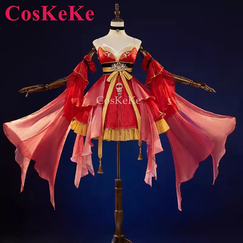 Cosken Sparkle Cosplay Fantasia, Jogo Honkai: Star Rail, ChiYuQingMeng, Vestido doce pele, Festa atividade, Roupa de RPG, S-XL, Novo