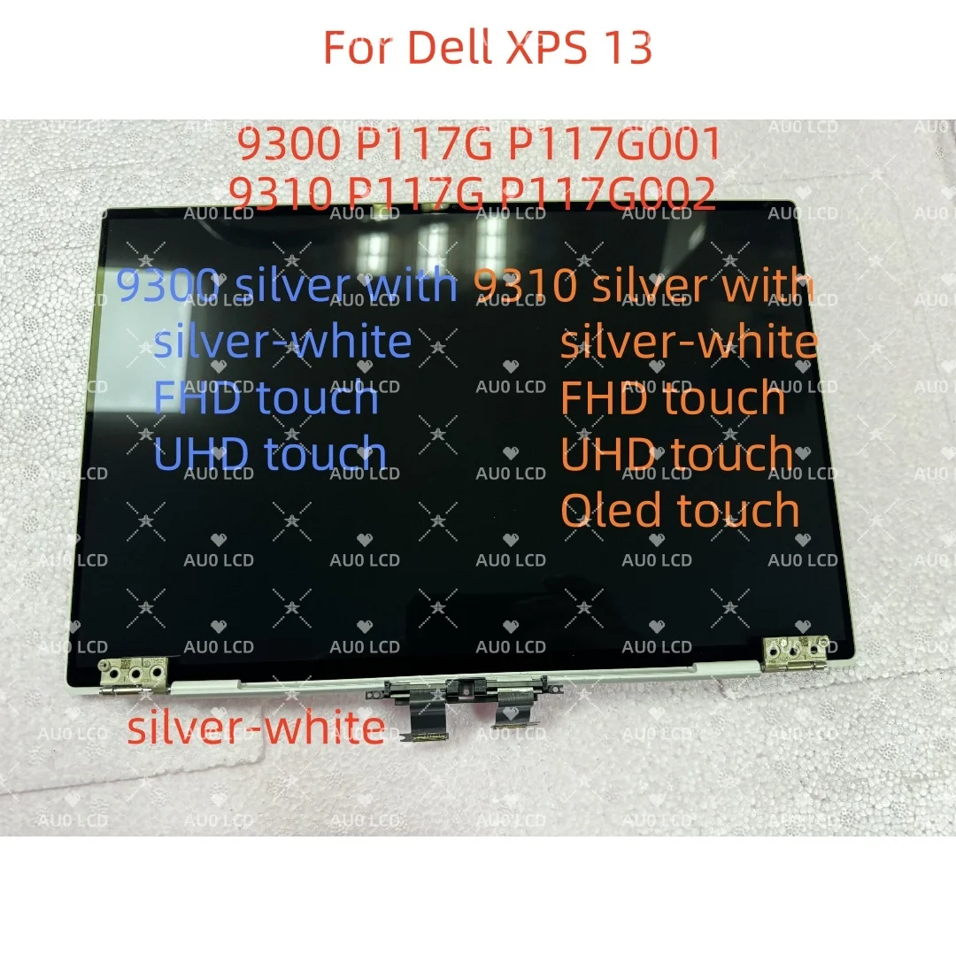 

Оригинальный 13,4-дюймовый FHD 1920*1080 UHD 3840*2160 для Dell XPS 13 9300 9310 P117G P117G001 P117G002 ЖК-дисплей с сенсорным экраном в сборе