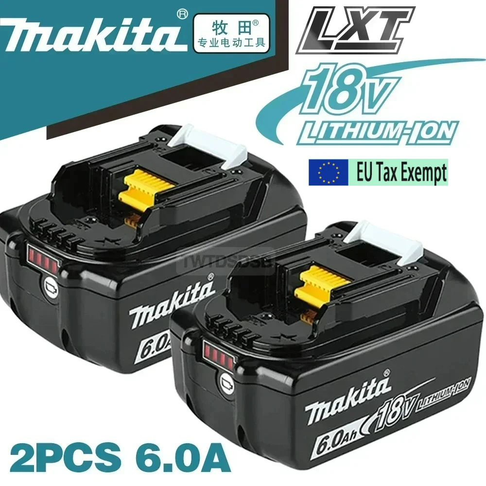 Batterie au lithium de remplacement 100% originale Makita 6Ah/5Ah/3Ah pour batterie Makita 18V BL1830B BL1850B BL1850 BL1840 BL1860 BL1815