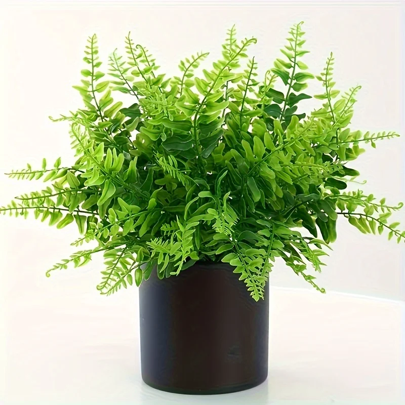 1pc Künstliche Pflanzen Kunststoff Persische Farn Blatt Hause Zimmer Hochzeit Party Tisch Dekor Blumen Arrangements Zubehör Wand Hängen