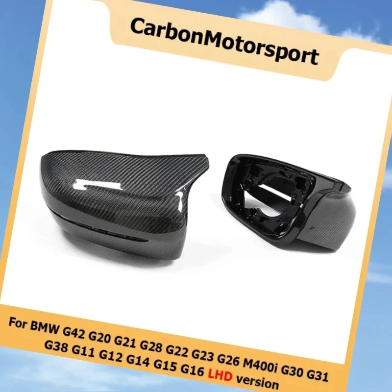 

F90 Look Rearview Mirror Caps For BMW G42 G20 G21 G28 G22 G23 G26 i4 G30 G31 G38 G11 G12 G14 G15 G16 LHD Version Mirror Cover