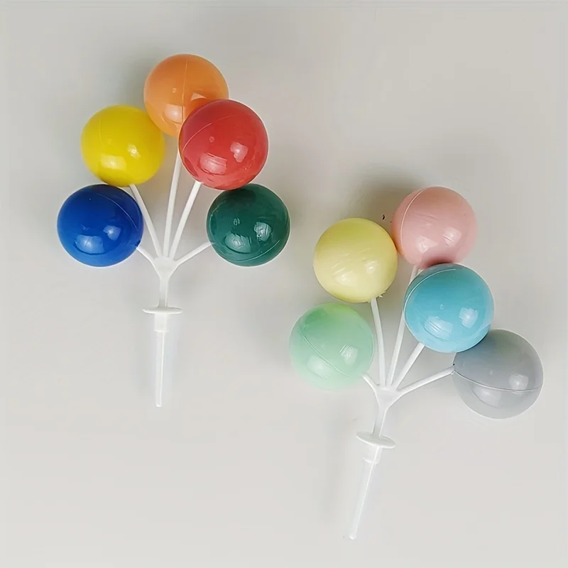 Bunte Ballon Kuchen Dekoration Dekoration kreative Geburtstag Party Süßigkeiten Farbe Cartoon Dessert Dekoration Kinder Kuchen Dekor – Detail 4