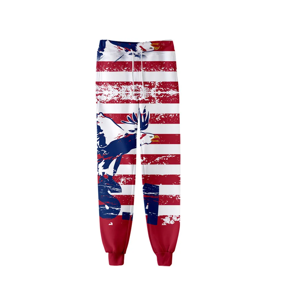 

New Skull Eagle USA National Flag 3D Print Causal Clothing Fashion Men Women Tracksuits Crewneck Hip Hop Pants Plus Size S-7XL