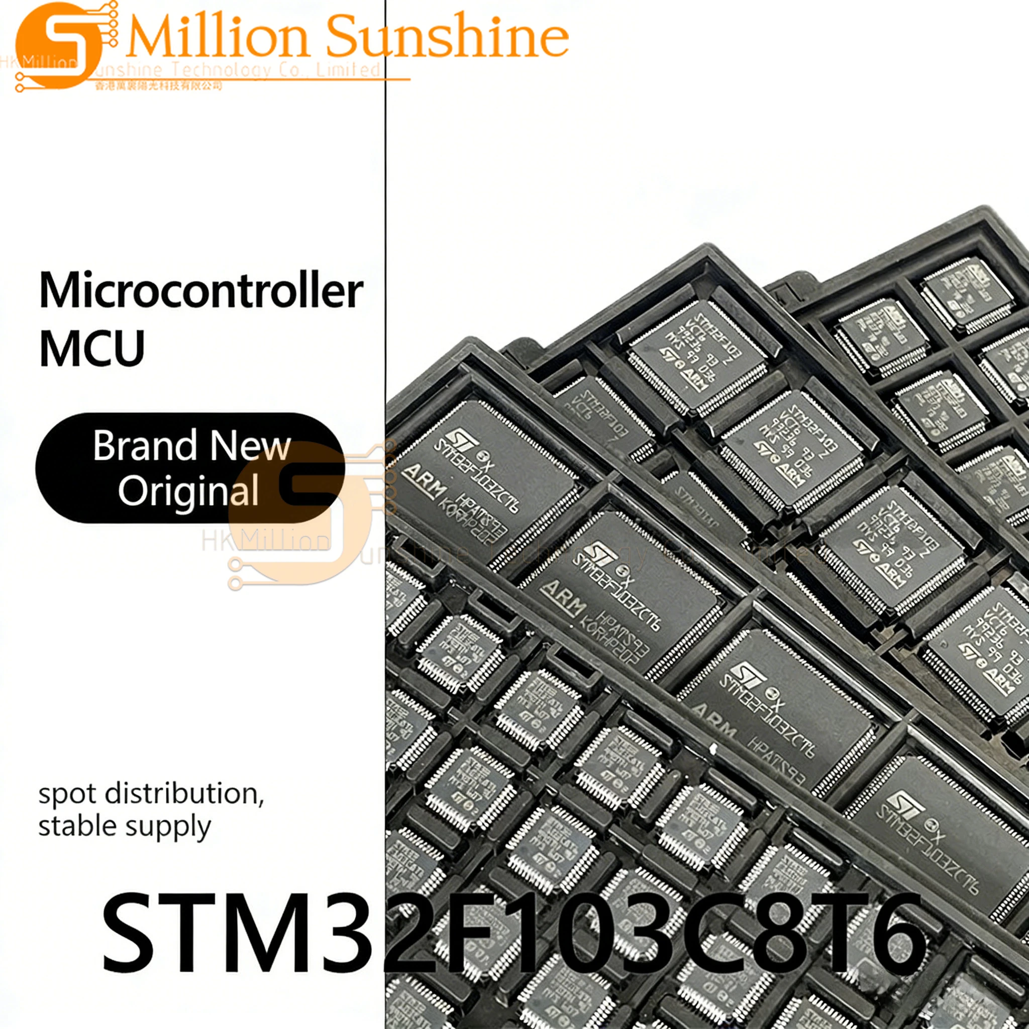 5pcs STM32F103C8T6 CBT6 RBT6 RCT6 RET6 VCT6 VET6 ZET6 C6T6A GD32F Microcontroller MCU