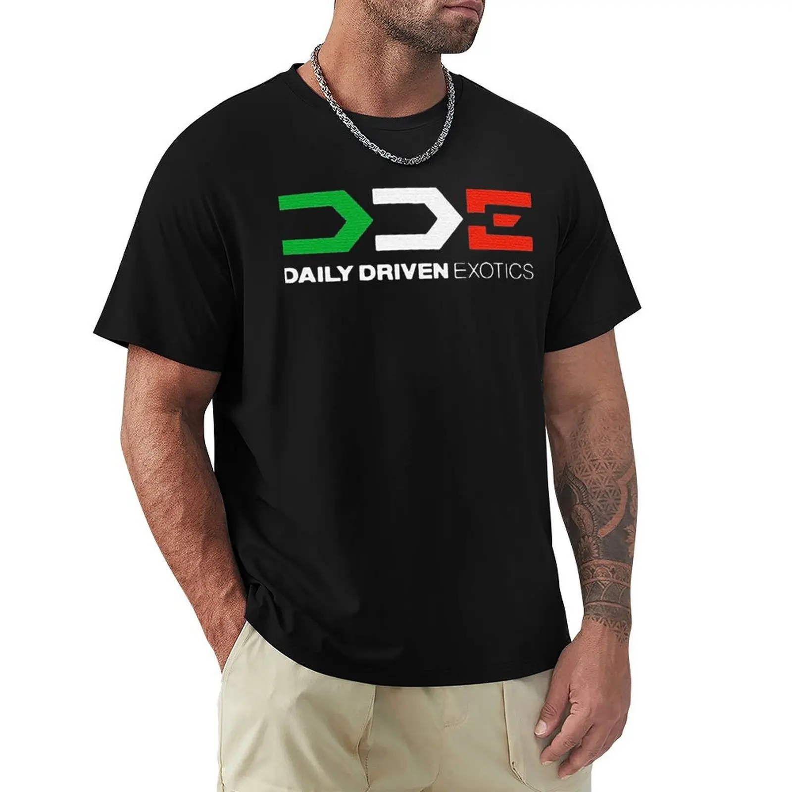 DDE Daily Driven Exotics T-Shirt Breathable Mesh Panel T-Shirt