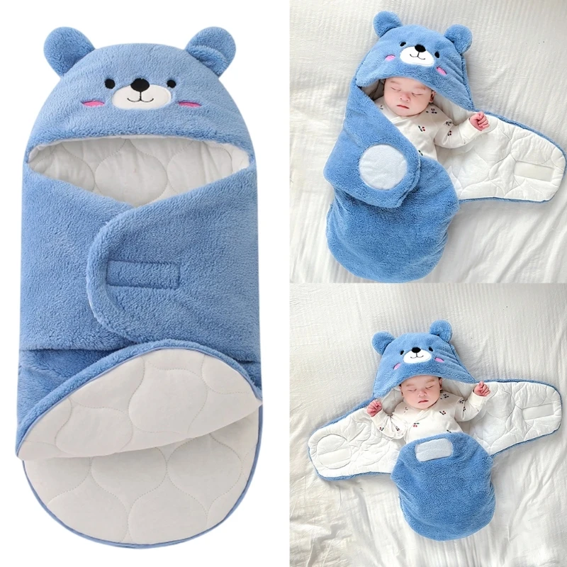 

Infants Swaddles Blanket Cosy and Comfortable with Bottom Zippered Designing for Baby Nursery Breathable Sleeping Bag