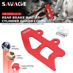 Arka fren ana silindir HONDA XR250R XR400R XR600R XR650R XR650L için Guard kapak motosiklet koruyucu XR 250 400 600 650 R