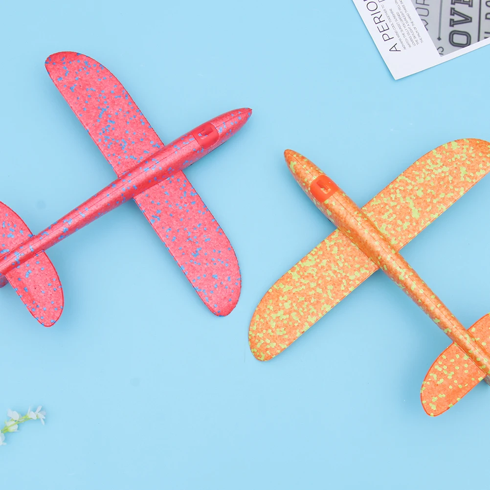 

3pcs Foam Hand Throwing Plane Airplane Toy Glider Kids Model Planes Material Outdoor Gift Christmas Thanksgiving