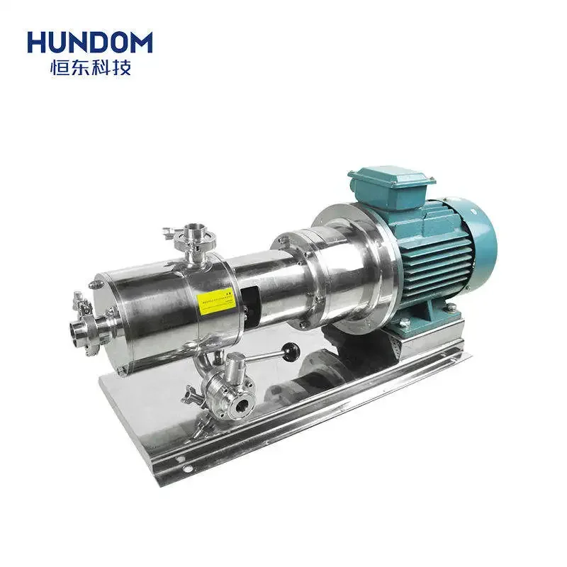 Factory price Inline homogeneous emulsifier pump for making  mayonnaise stainless steel high shear mixer homogenizer pump