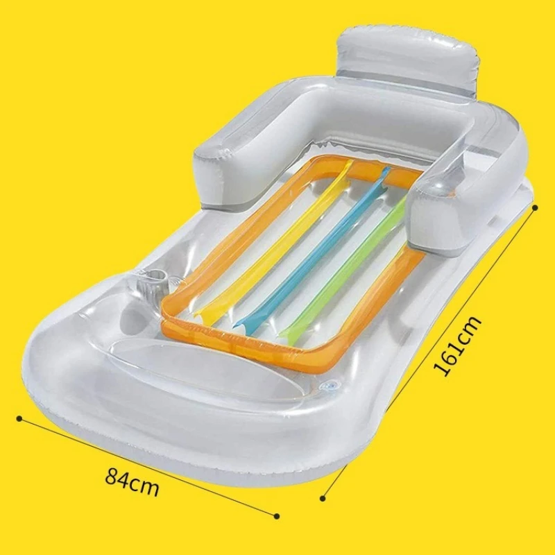 Advanced Inflatable Seatings Transparent Floating Inflatable Seatings Deck Backrest Outdoor Furniture Suelos Inflables ZY40CQZJ