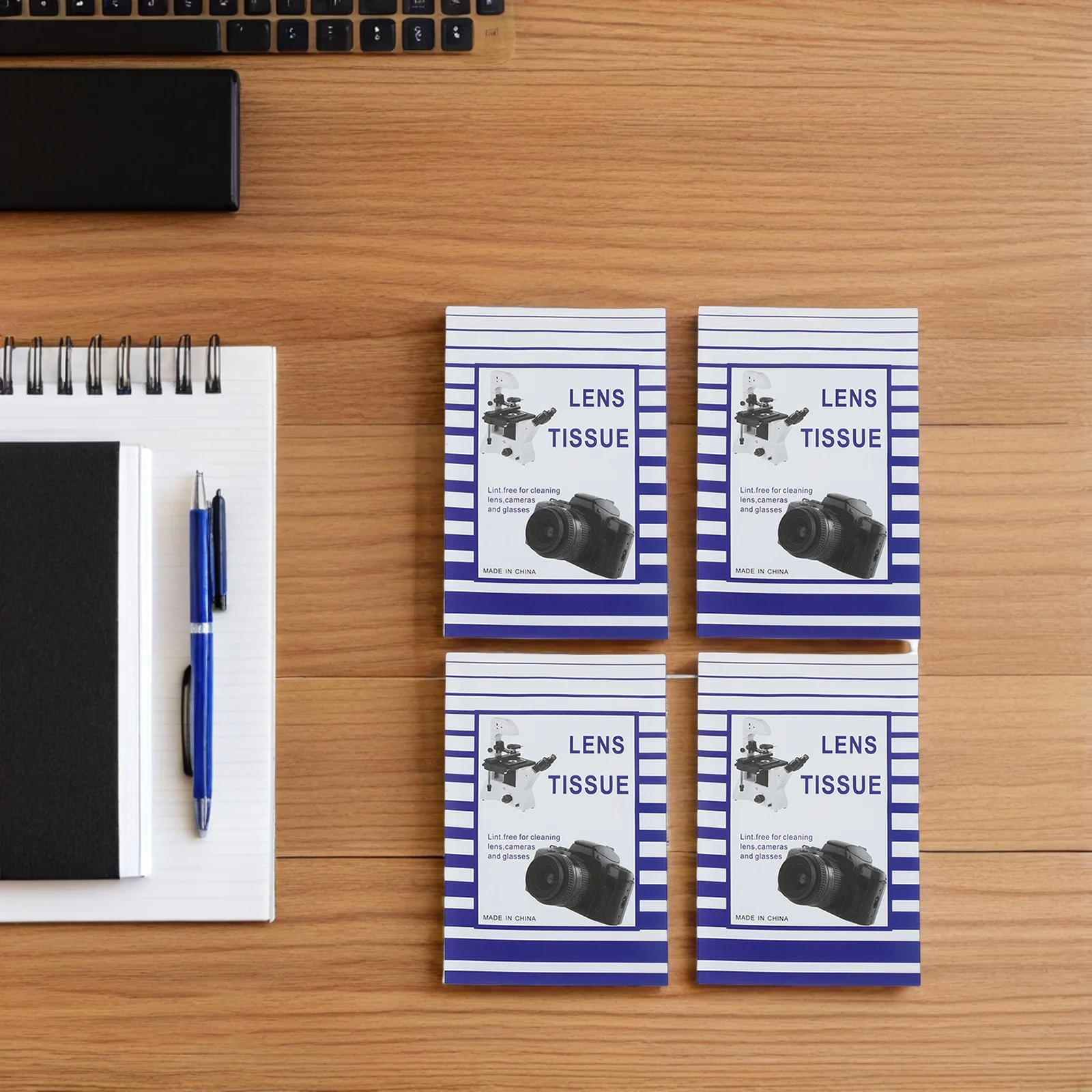 200Pcs Soft Lens Cleaning Wipes Disposable Paper Tissue for Screen Camera Glasses Microscope Electronic Wipes Sunglasses Cleaner