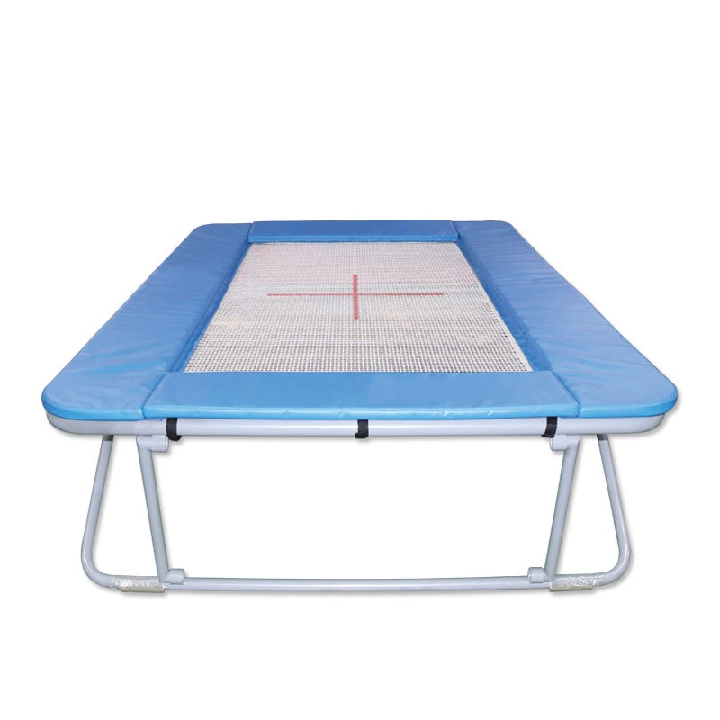 

Изготовленный на заказ профессиональный прыгающий батут, гимнастический батут для соревнований и тренировок спортсменов, тренировочный зал, прыжковая кровать