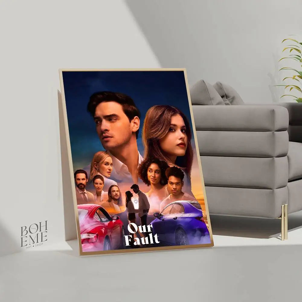 بلدي خطأ Culpa ميا الفيلم الكلاسيكي خمر الملصقات ورق أبيض يطبع الملصقات الفنية Kawaii غرفة ديكور