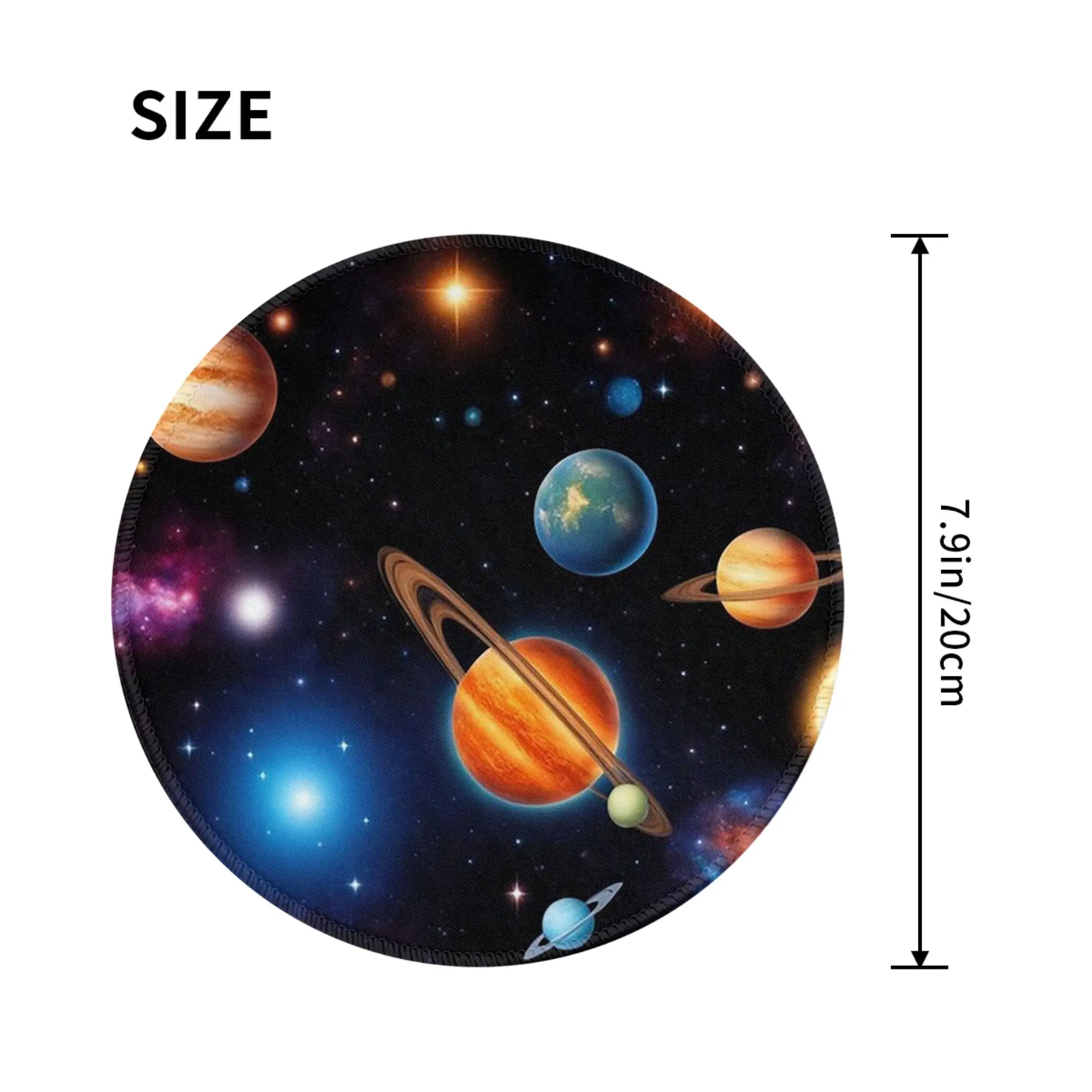 Solar System Space Planets Universe Mouse Pad Computer Keyboard Mouse Mat Gamer PC Laptop Desk Mat Office Accessories Table Mats