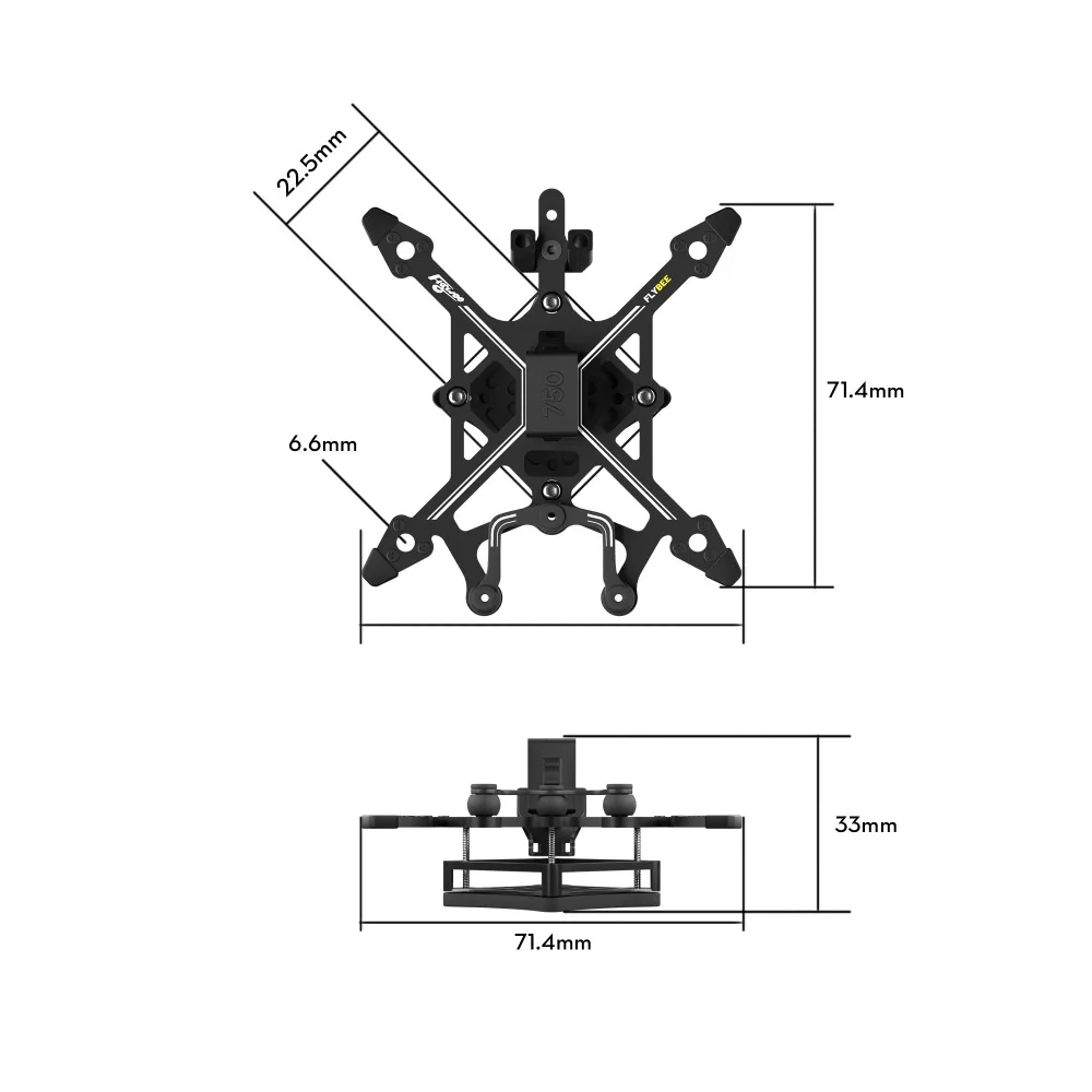 Kit de estrutura de drone FLYWOO Flybee 16/20 FPV (O3lite / O4 / Walksnail / HDzero)