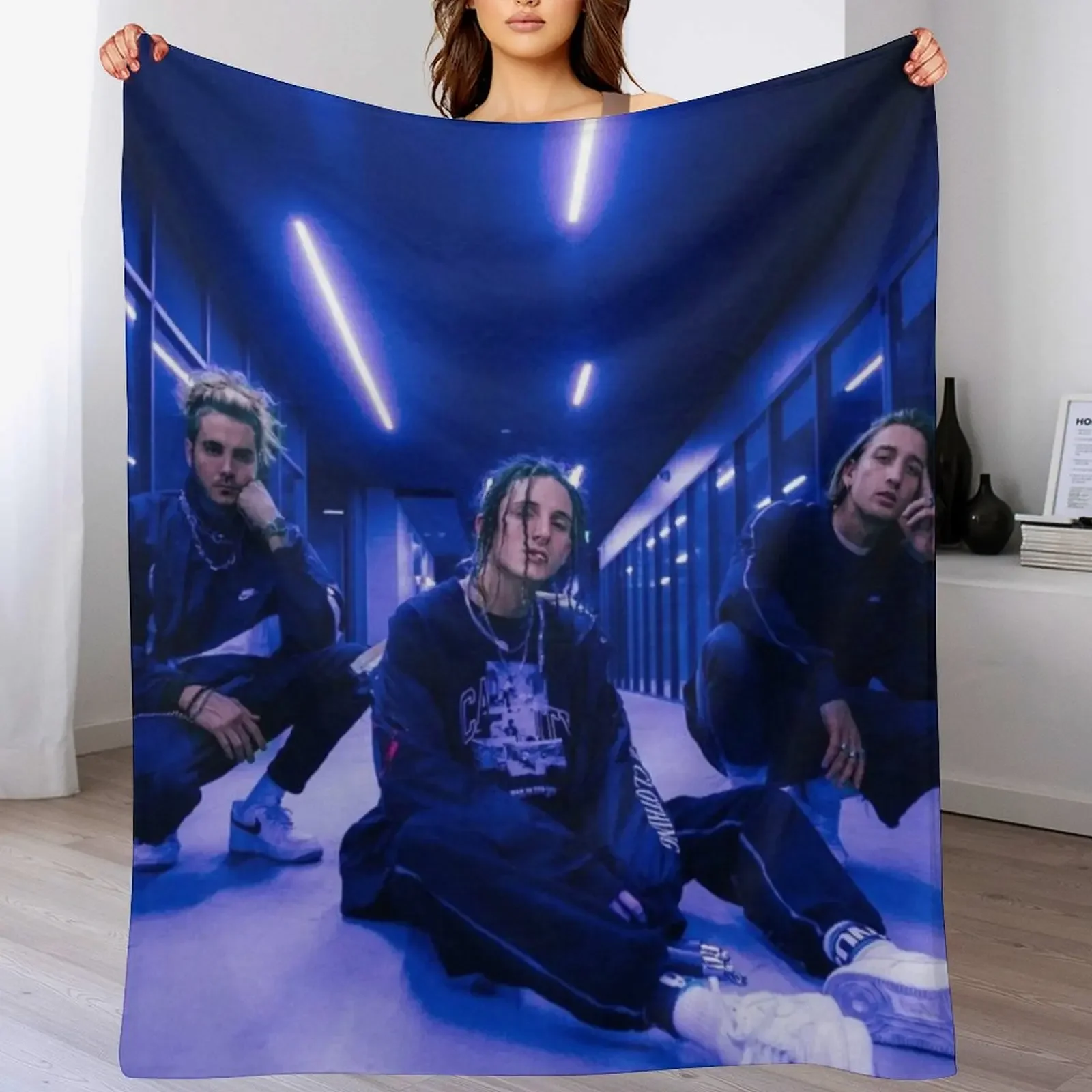 

chase atlantic Throw Blanket Lightweight Warm Blanket for Travel Camping