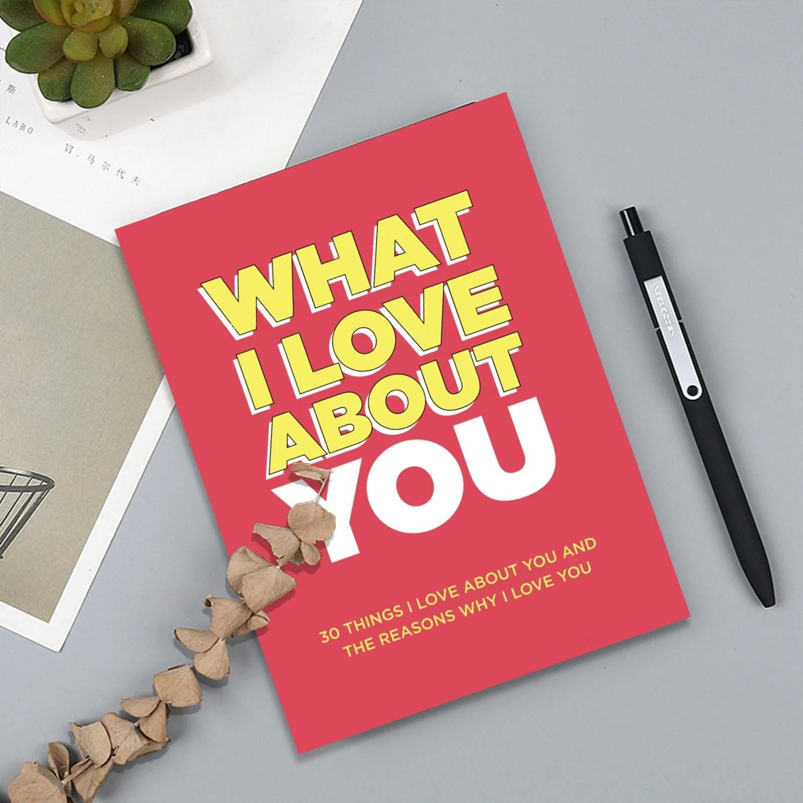 

Planners Valentine'S Day Anniversary 2026 Blank Book 30 Reasons Trending Libro De Personalized Romantic Gift Journal Couples