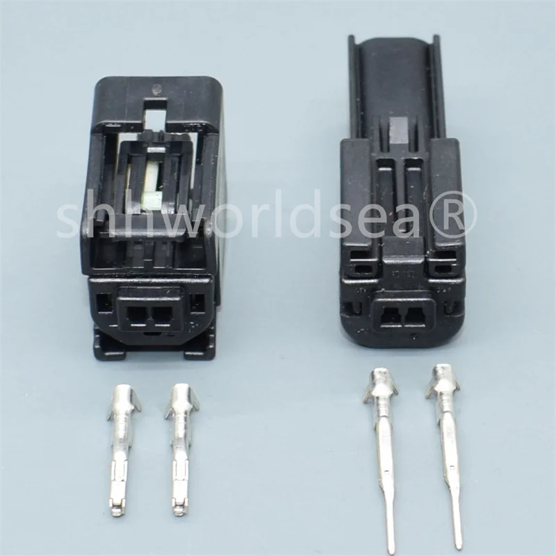 

Shhworldsea 1Set 0.6MM 2 Pins automotive wire Electrical connector Plug 7283-6078-3 7282-6075-30