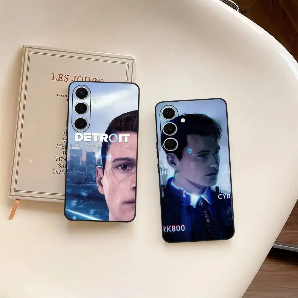 حافظة هاتف كلاسيكية RPG Game D-Detroit لهاتف سامسونج S 24 Fe 25 Ultra Plus 20 Lite 21 30 22 23 24 22 Ultra 5G Fundas #3