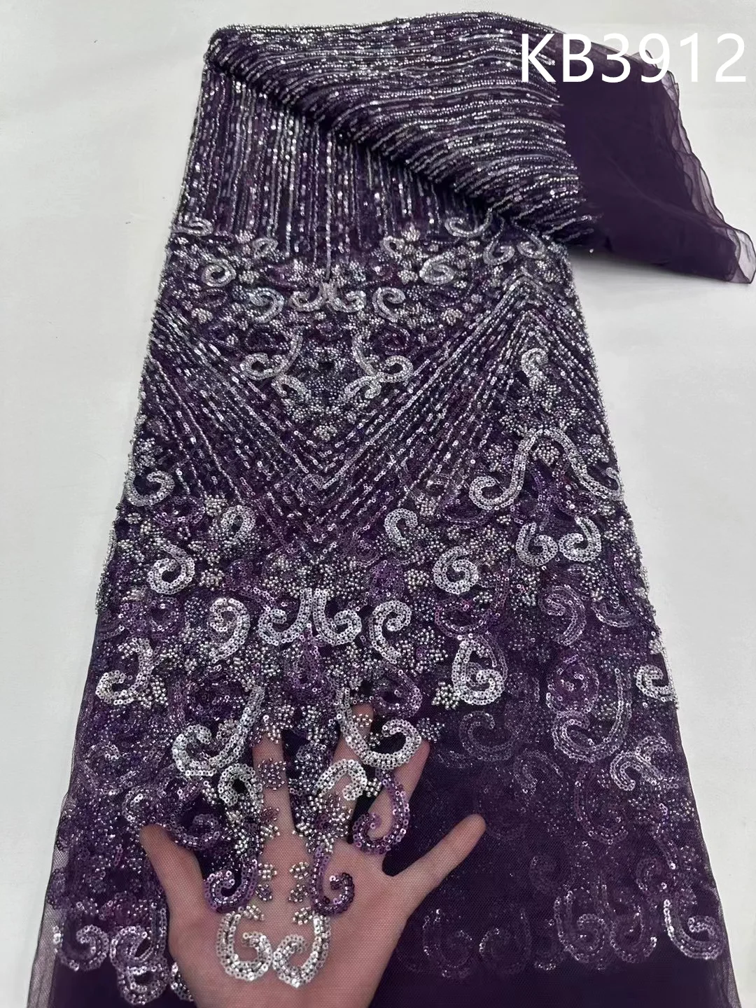 

Кружевная ткань с золотыми блестками и вышивкой, африканская кружевная ткань, 2021, высокое качество, кружевная сетка с бисером, кружево для шитья KB3912