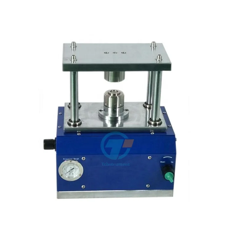 Gas Driven Pneumatic Coin Cell Crimper crimping machine for CR20XX Series Coin Cells sealing in glove box