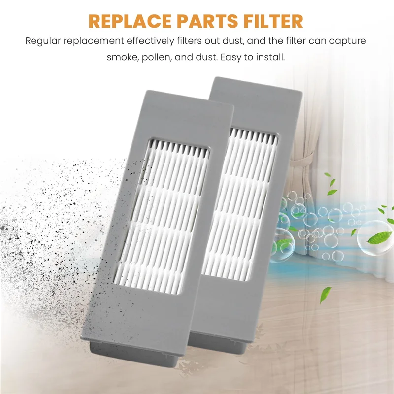 ABKR-قطع غيار لـ Ecovacs Deebot OZMO 920/950/T5/T8/T8 AIVI/ N8 Pro + مكنسة كهربائية روبوتية فرش فلتر Hepa