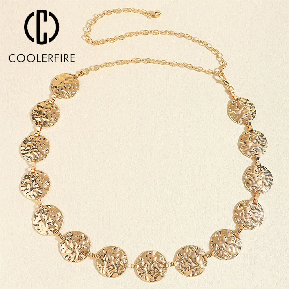 Elegant Women's Belt Chain Belt Waist Chain Gold Belt Belts for Lady Chain Belts Fashion Belts for Dress Trousers Women ZX030