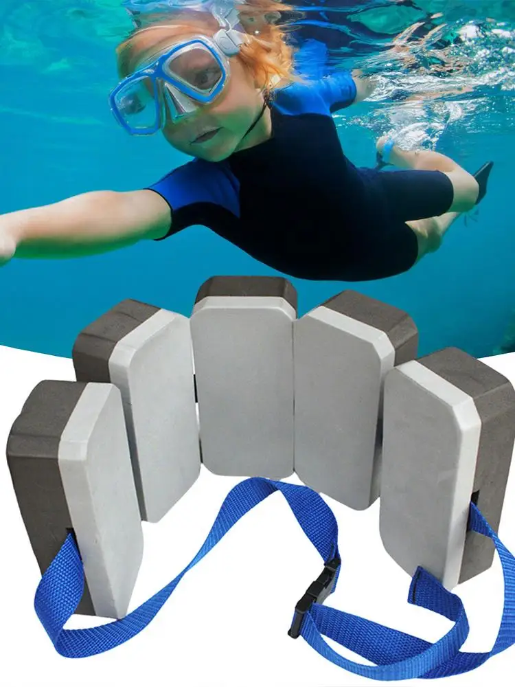 Cinturón de natación para niños, cinturón de entrenamiento de natación, equipo de correa ajustable, ayuda para ejercitador, cinturón de flotación, entrenador de natación para niños