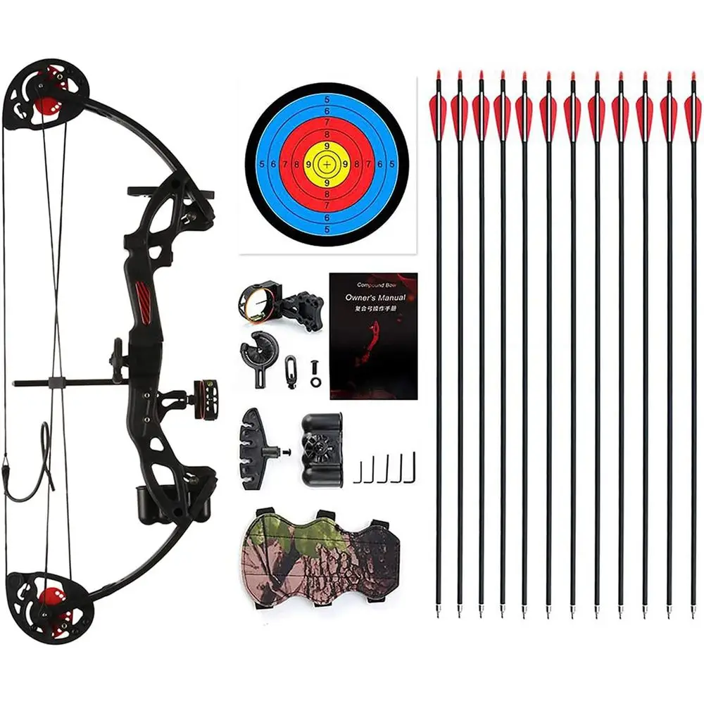 

Подростковый блочный лук, длина тяги 19-28 дюймов, вес тяги 15-29 фунтов, скорость 260 FPS