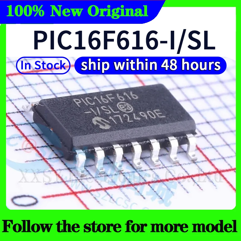 

PIC16F616-I/SL Высокое качество, новый