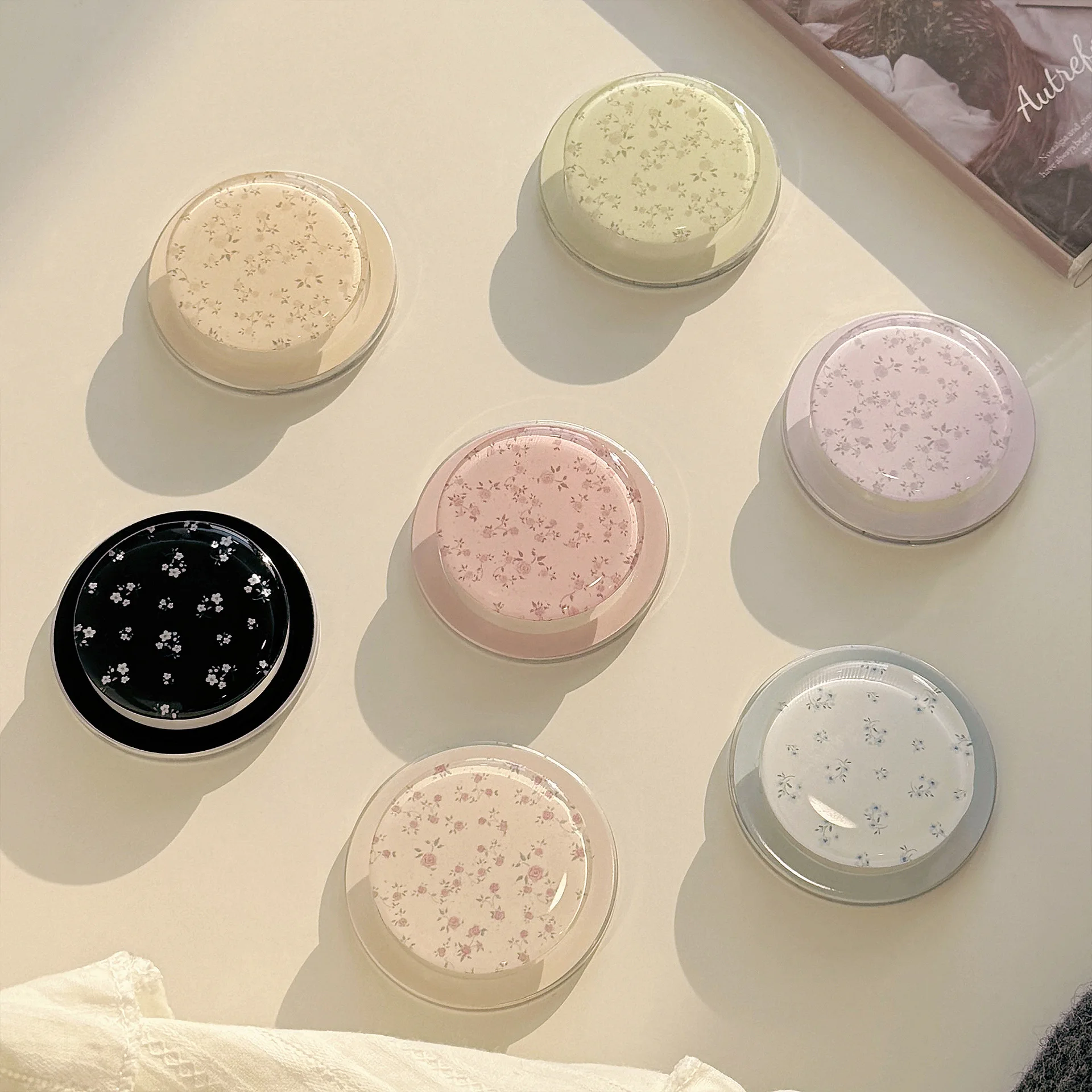 Корейский цветок магнитная ручка складное кольцо на палец Griptok держатель телефона расширяющийся кронштейн для iPhone Samsung Magsafe подставка Поддержка