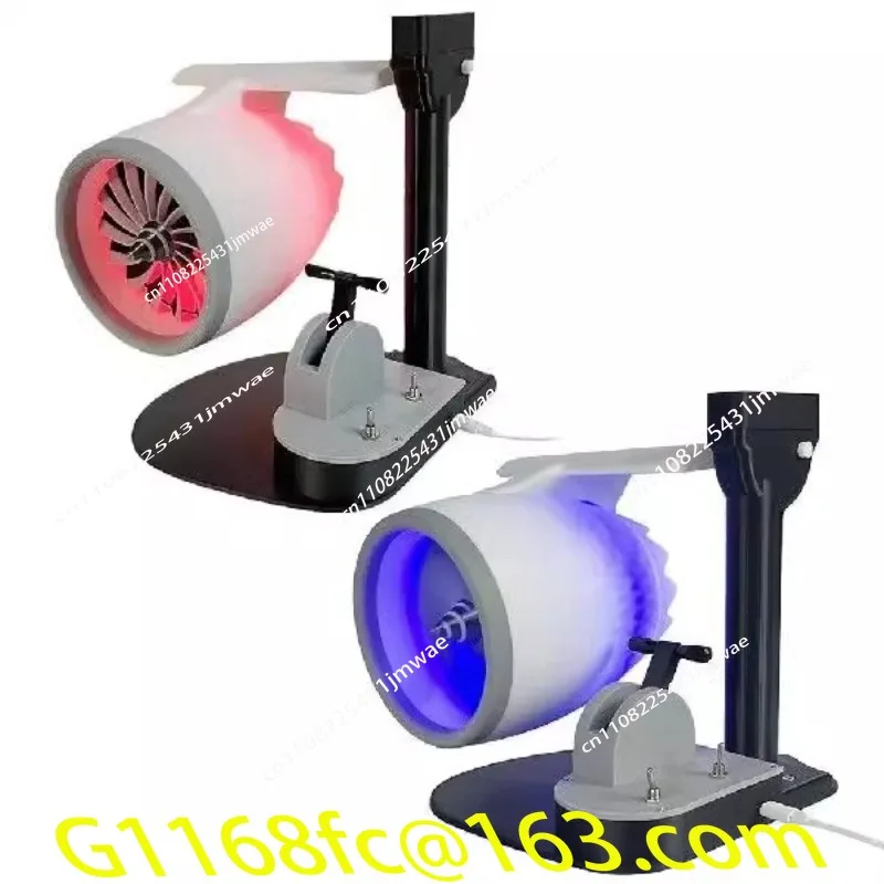Aircraft Engine Creative Fan Humidification Lamp Desktop Turbofan