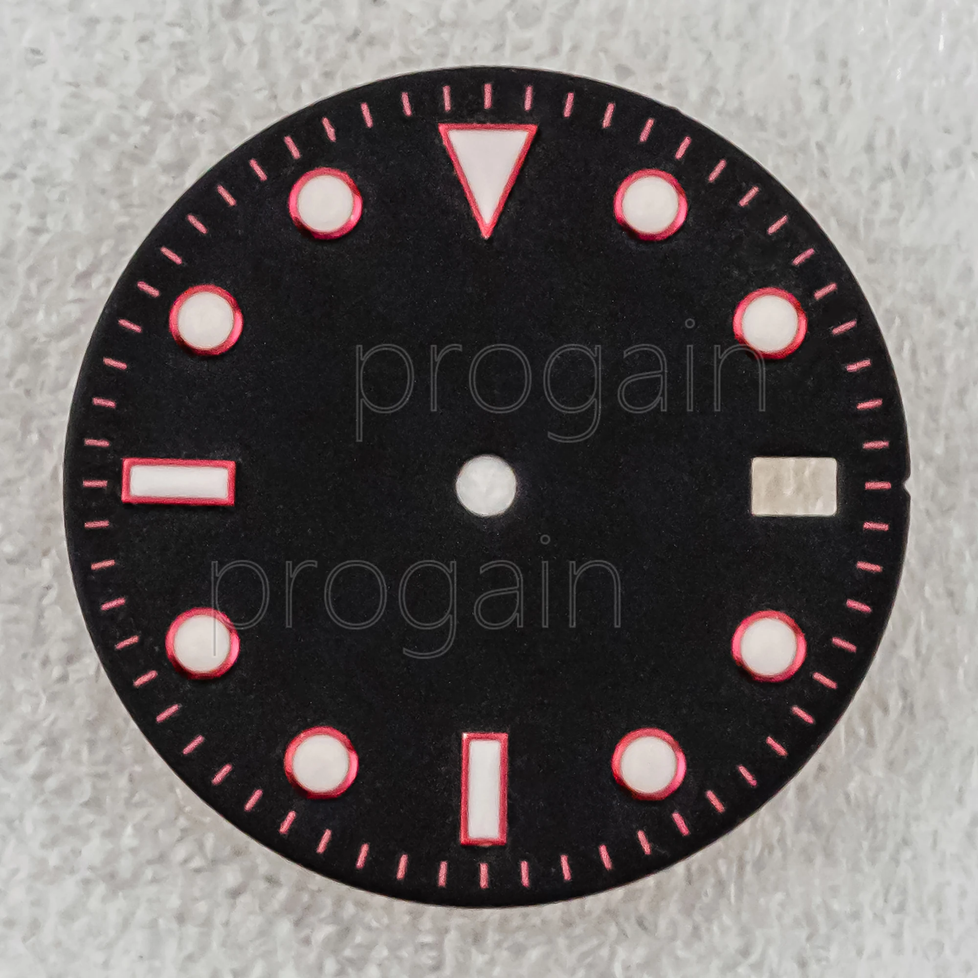 NH35 Watch Dial 28.5mm Modified Dial Green Luminous Watch Face Modified Watch Accessories for NH35 NH36 Movements Datejust Parts