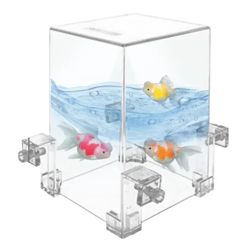 Above Water Fish Tank Acrylic Inverted Aquarium Tank Decoration Automatic Water Refill Negative Pressure Fish Tank To Increase