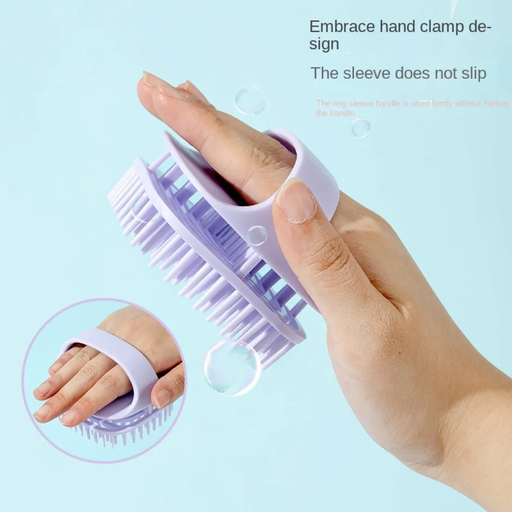 New TPE Shampoo Massager Brush Care Tool 7 Colors Shampoo Comb Multifunctional Hair Washing Comb Universal
