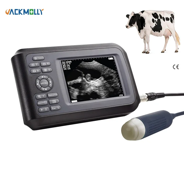 Handheld Veterinary Ultrasound Machine 5.5-inch Low Price Portable Animal Cow Cattle Vets Ultrasound Scanner