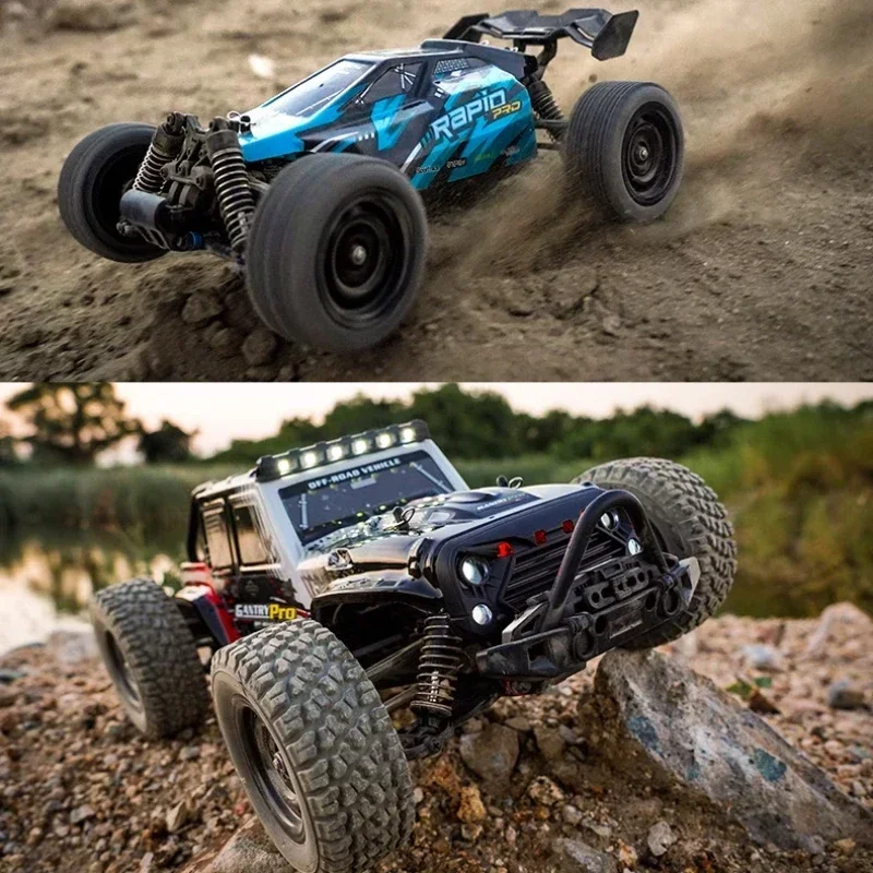 1/16 16103PRO Brushless Jeep RC Auto 4WD Off Road 4x4 Ad Alta Velocità Drift Car 70 km/h Arrampicata Giocattolo Da Corsa