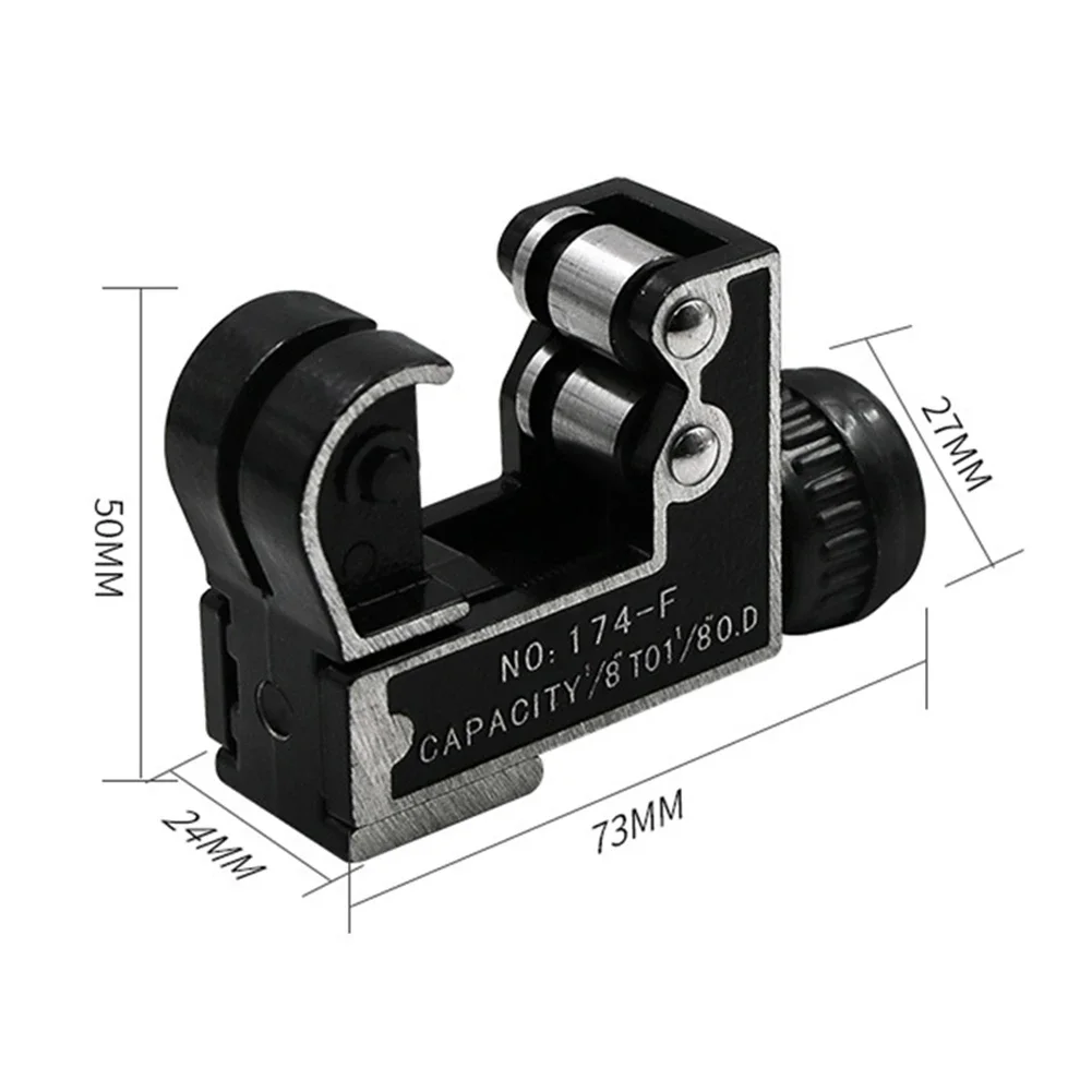 Miniature Manual Copper Tube Cutter 3-28MM 1/8" To 1-1/8" Steel Aluminum Small Metal Cutting Tool Cutter Access Portable Cutter