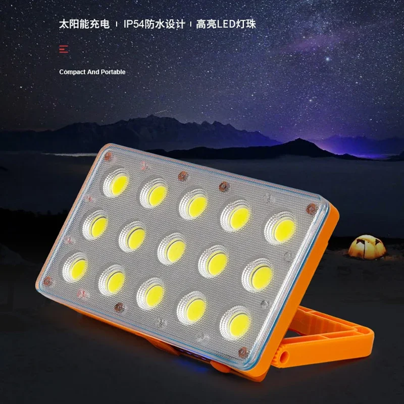 Hot Selling Solar Outdoor Led Red and Blue Warning Light Elf Solar Portable Light Rechargeable Portable Mobile Emergency Lights