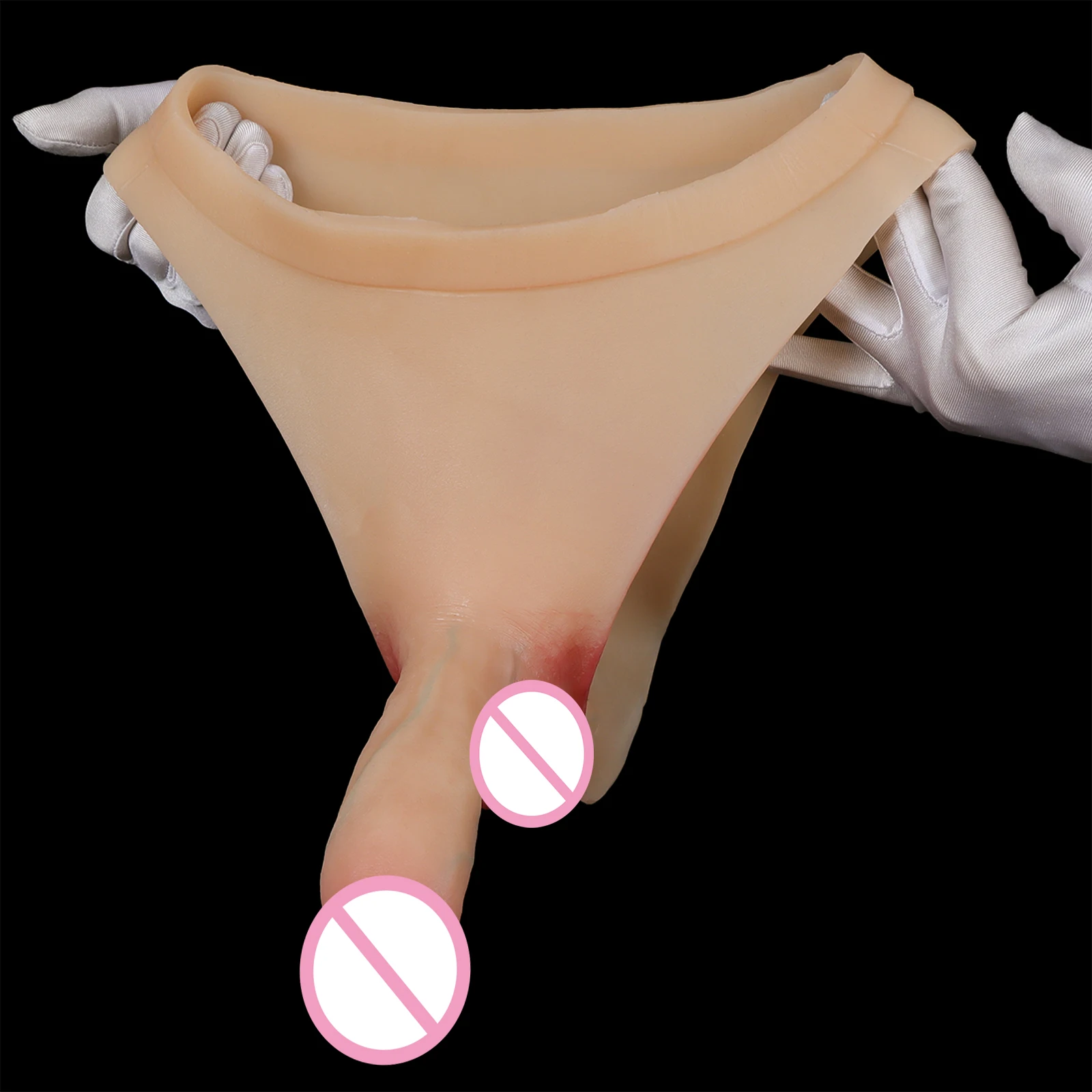 Soft Women Penis Pants Masturbator Wearable Dildo Strapon Dick Realistic Double Penis Sex Toys For Lesbian Couple Adult Toys 18+ view 5