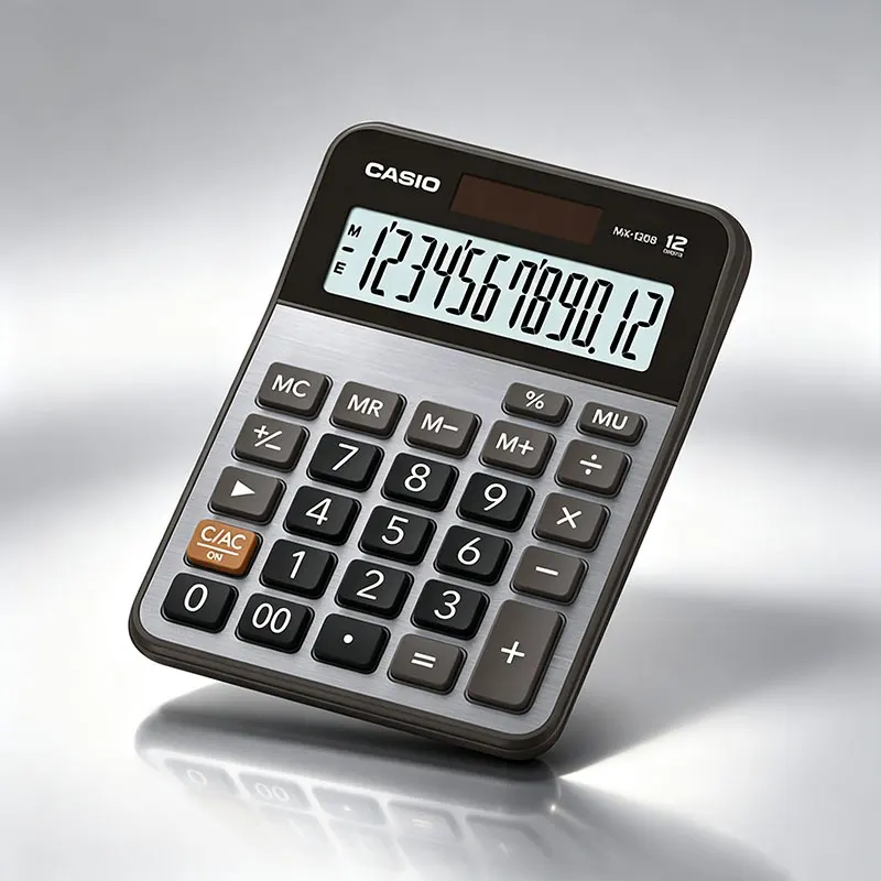Casio FX-991CN CW/FX-999CN CW/DH-14/AX-12B/MX-120B: een eenvoudige en geavanceerde wetenschappelijke rekenmachine voor het analyseren van bedrijfsrapporten.