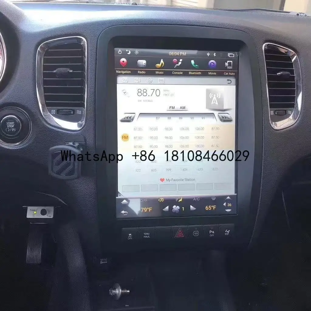 

12.1 Inch Car Dvd Player Android Radio Touch Screen Gps Navigation Carplay for Dodge Durango 2018