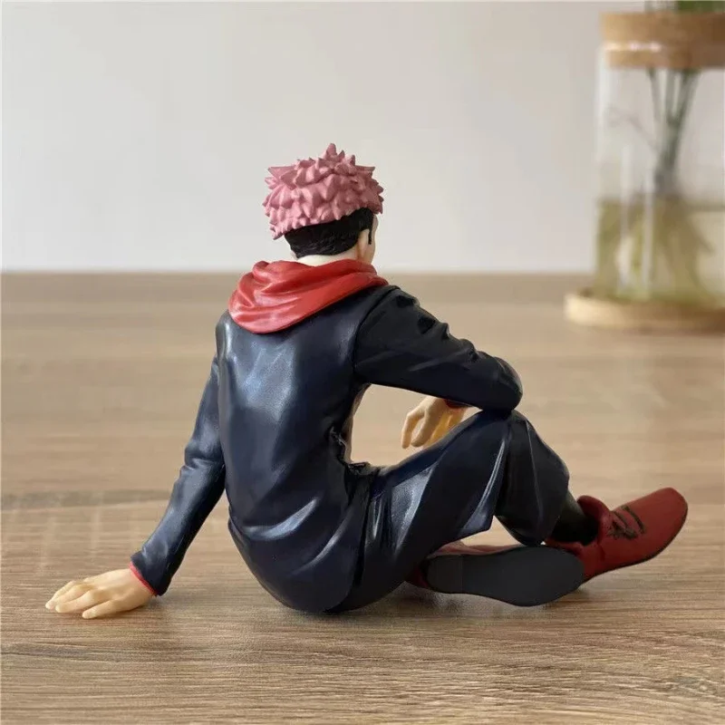 Jujutsu Kaisen figura Itadori Yuji Anime Pvc modelo 8CM adornos colección muñeca escritorio para exhibición muñeca regalo juguete para niños