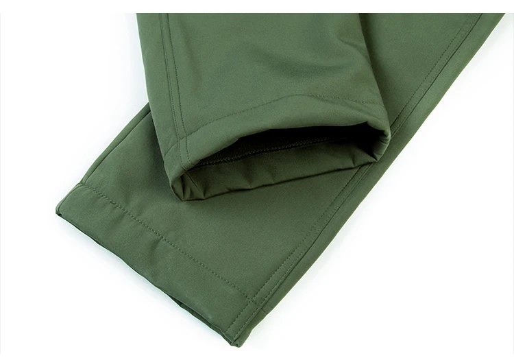 TRVLWEGO Männer Winter Wasserdicht Klettern Skifahren Trekking Fleece Angeln Taktische Sharkskin Cargo Hosen Camping Wandern Hosen – Detail 17