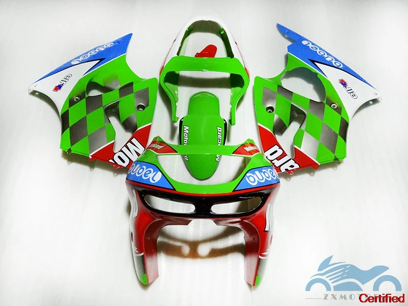 

Customizable motorcycle fairings kit for Kawasaki Ninja 1998 1999 ZX6R ABS aftermarket fairing set ZX 6R ZX636 98 99 bodyworks