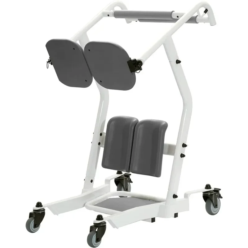 

ELENKER Sit to Stand Assist Patient Transport Unit, Patient Lift for Home Care Use, Medical Equipment Lift Assist,Grey+White.