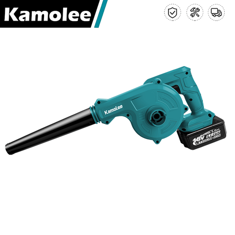 Kamolee 무선 전기 송풍기 및 흡입 정원, 가정용 자동차 컴퓨터, 먼지 날림, 수동 작동 전동 공구, 20000rpm, 18V, 5.0Ah