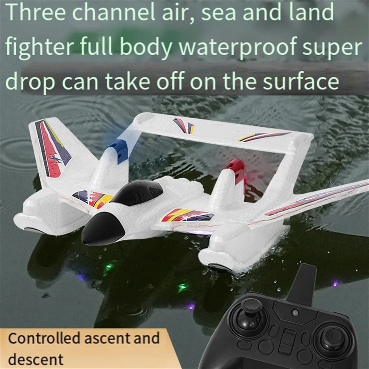 SLQZT Warplane RC Airplane, 2.4GHz RC Airplane, RC Glider EPP Aircraft Model , Airplane Model Warplane Plane Glider Toy