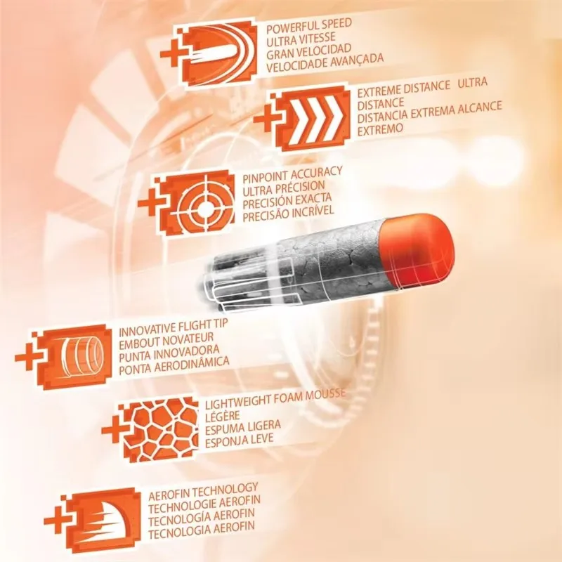 ZIVCONCING رصاصات سوداء لـ NERF Ultra Toy Gun-Dart Refill Pack-The Ultimate in Dart Blasting-متوافقة فقط Ultra Blasters