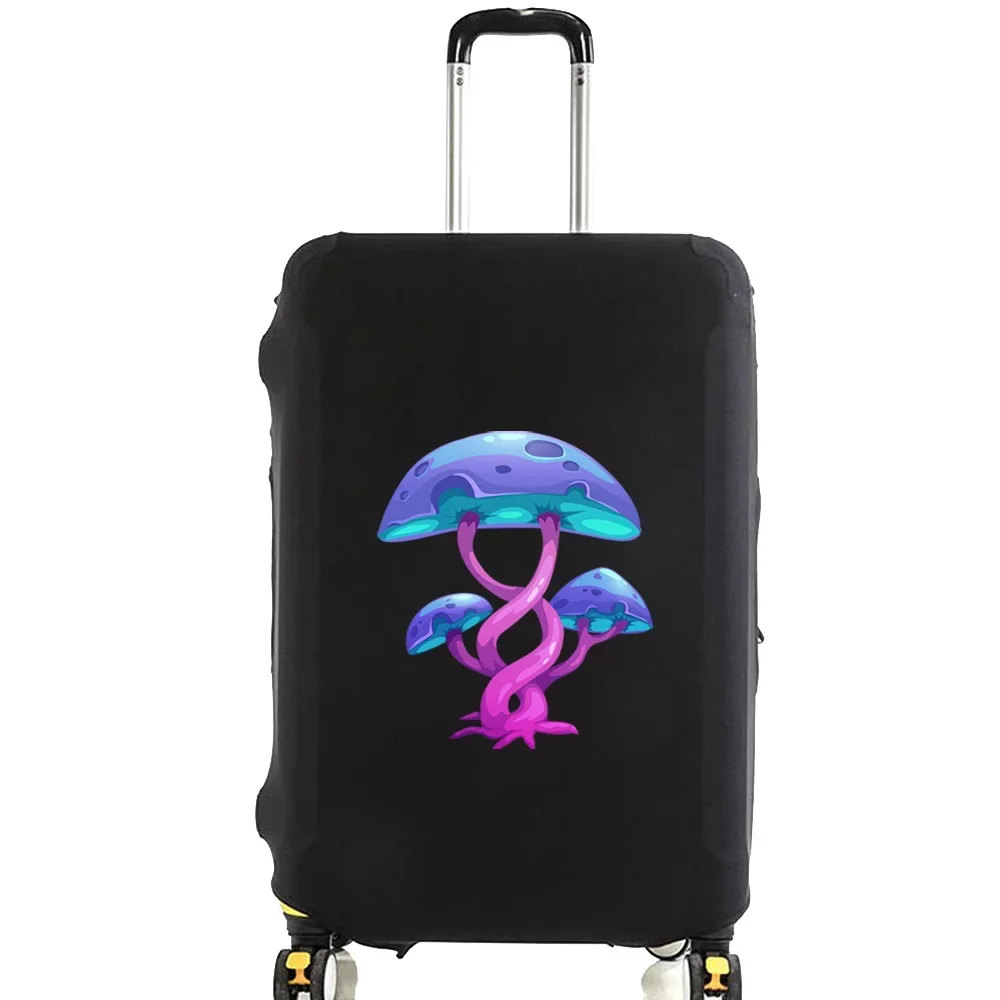 2022 Luggage Protective Cover for 18-32 Inch Fashion Mushroom Serie Pattern Suitcase Elastic Dust Bags Case Travel Accessories